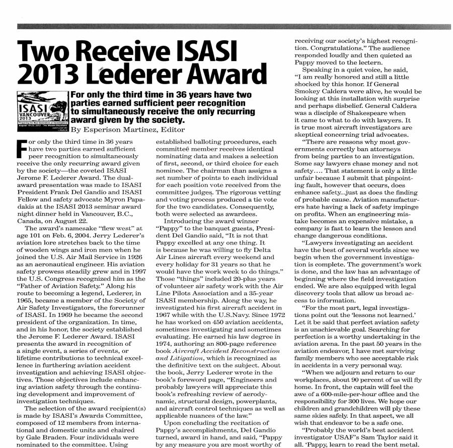 ISASI Award 2013 page 2 